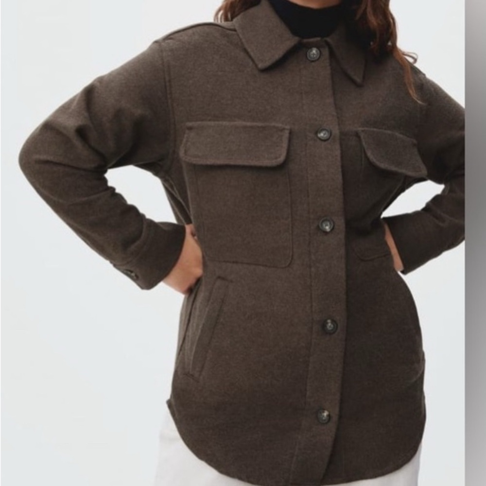 Everlane Dark Brown Utility Jacket